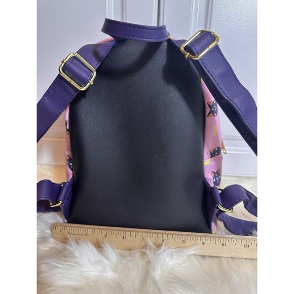 New: Sailor Moon Loungefly Luna Mini Backpack - Picture 6 of 9